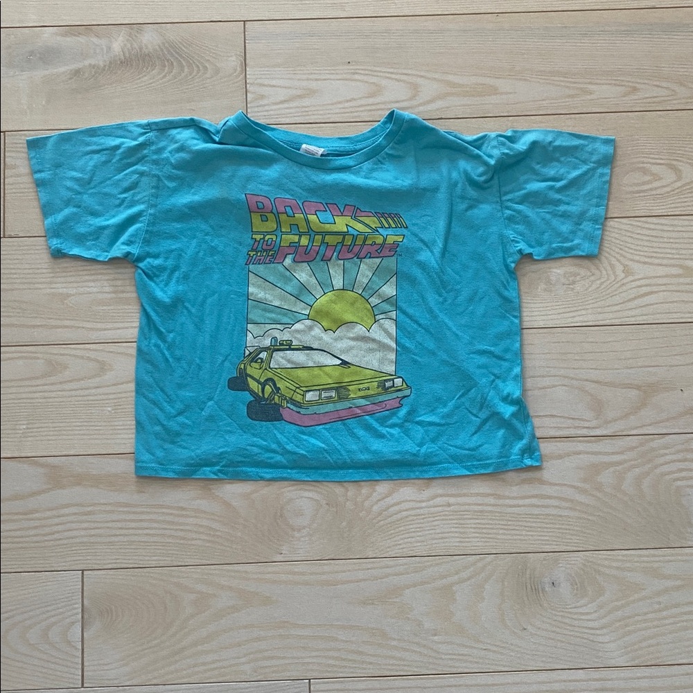 Universal Bright Blue Vintage Back to the Future Tee